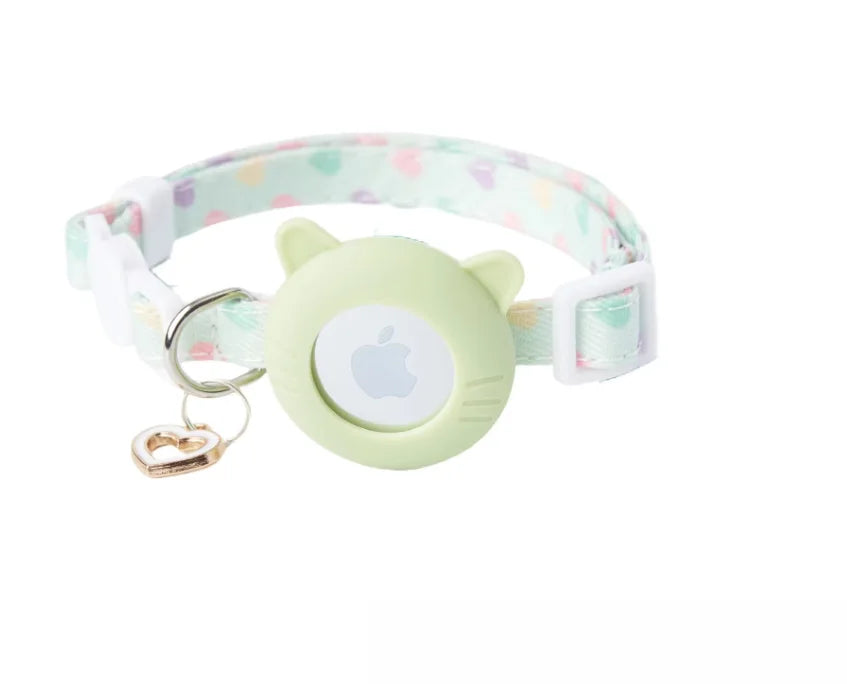 Adjustable AirTag Cat Collar,Pet Tracker Collar for AirTag,Breakaway Collar with AirTag Case,Cat Collar with GPS Holder,Pet toy