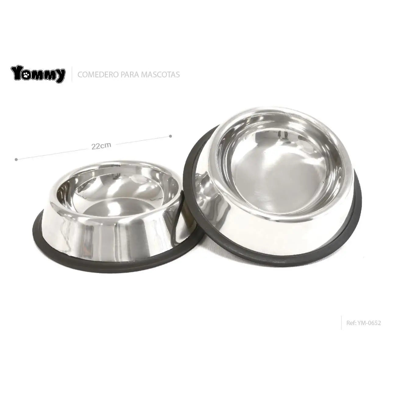 Stainless Steel Non-Slip Bowls — 18/22/26 cm