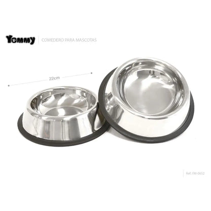 Stainless Steel Non-Slip Bowls — 18/22/26 cm