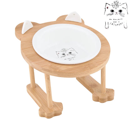 Raised Ceramic Food & Water Set