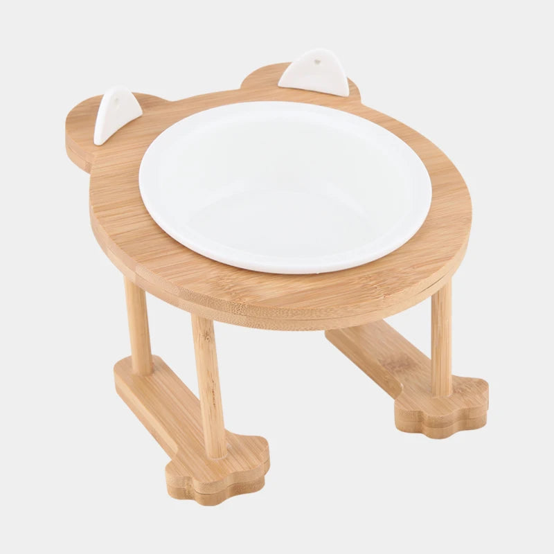 Raised Ceramic Food & Water Set