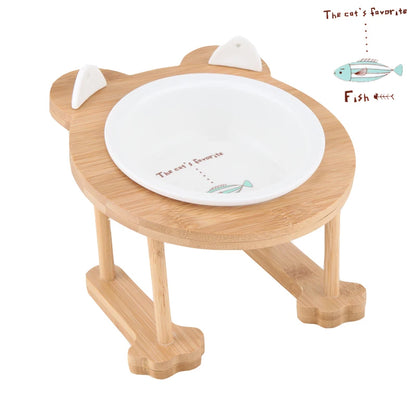 Raised Ceramic Food & Water Set