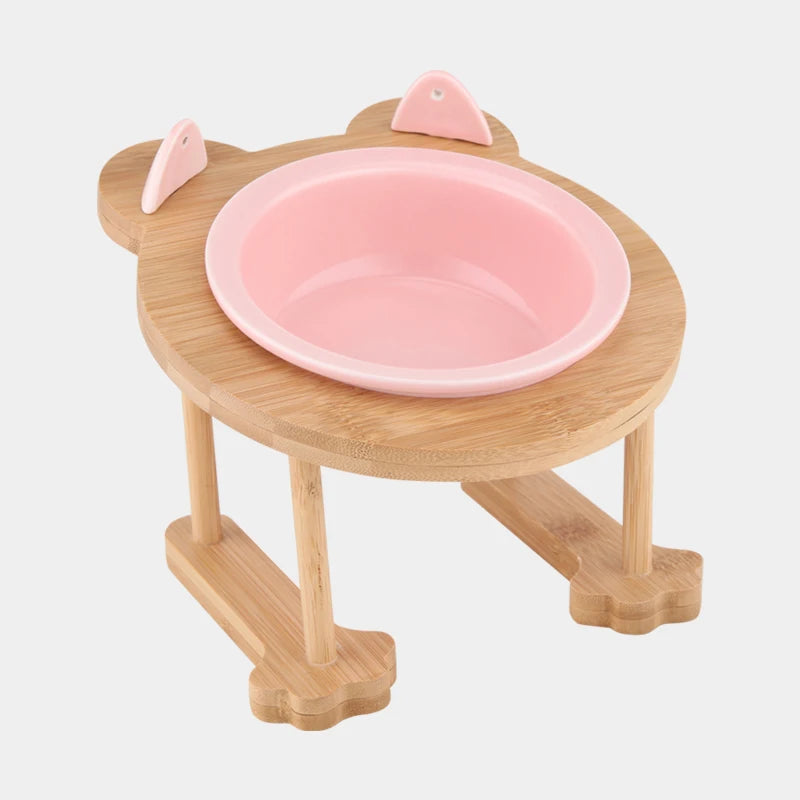 Raised Ceramic Food & Water Set