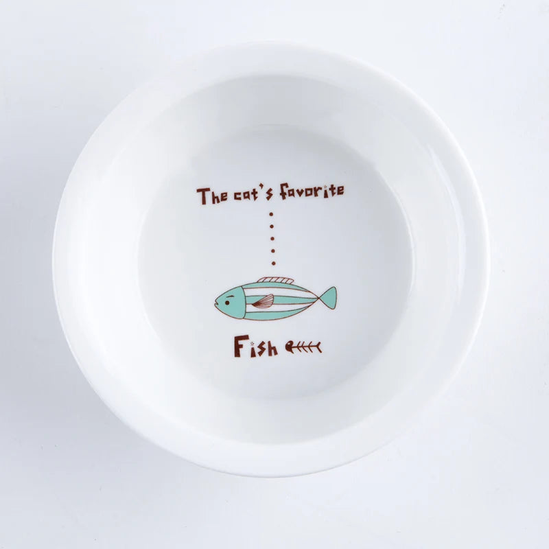 Raised Ceramic Food & Water Set