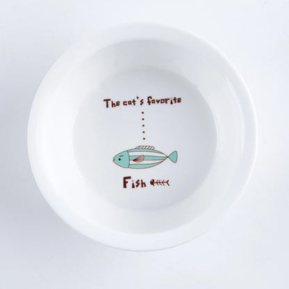 Raised Ceramic Food & Water Set
