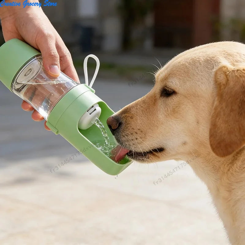 Dog Travel Water Bottle 2 In 1 Pwater Bottle For Dogs Leak-Proof Dog Travel Accessories Outdoor Water Cup Travel Pet Supplies