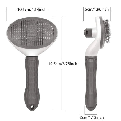 One-Click Clean Grooming Brush for Cats