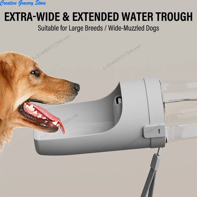 Dog Travel Water Bottle 2 In 1 Pwater Bottle For Dogs Leak-Proof Dog Travel Accessories Outdoor Water Cup Travel Pet Supplies