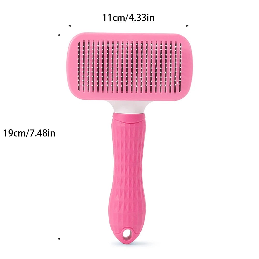 One-Click Clean Grooming Brush for Cats