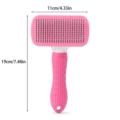One-Click Clean Grooming Brush for Cats