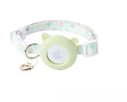 Adjustable AirTag Cat Collar,Pet Tracker Collar for  AirTag,Breakaway Collar with AirTag Case,Cat Collar with GPS Holder,Pet toy