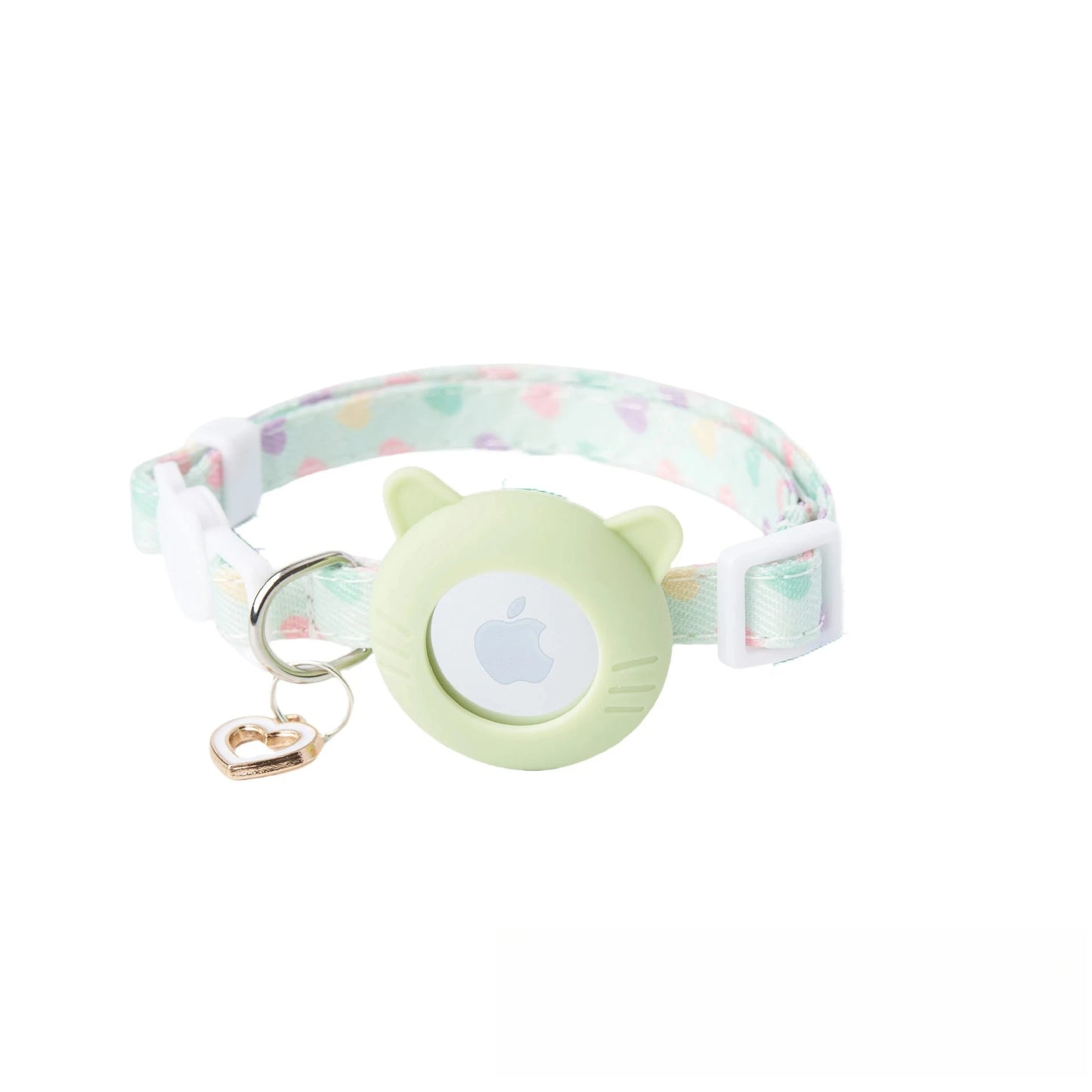 Adjustable AirTag Cat Collar,Pet Tracker Collar for  AirTag,Breakaway Collar with AirTag Case,Cat Collar with GPS Holder,Pet toy