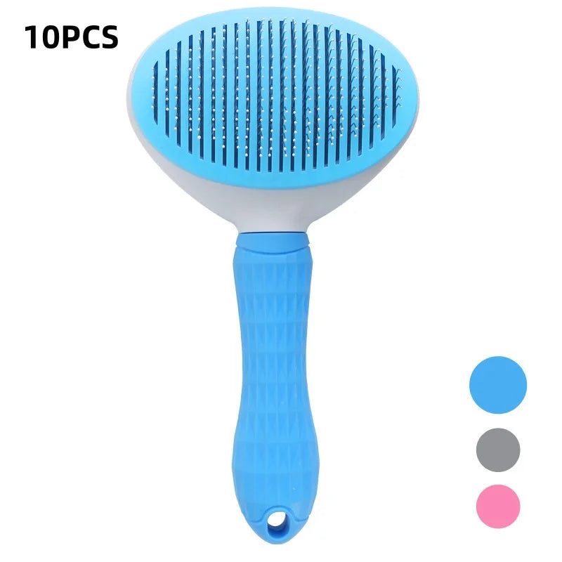 One-Click Clean Grooming Brush for Cats