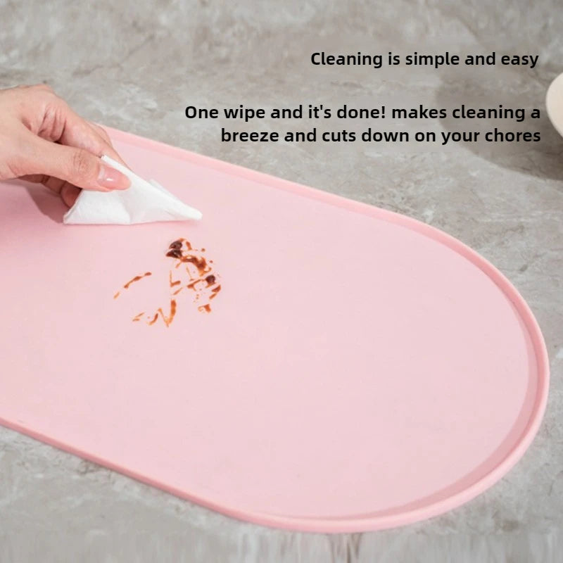 Splash-Proof Feeding Mat — For Enthusiastic Eaters