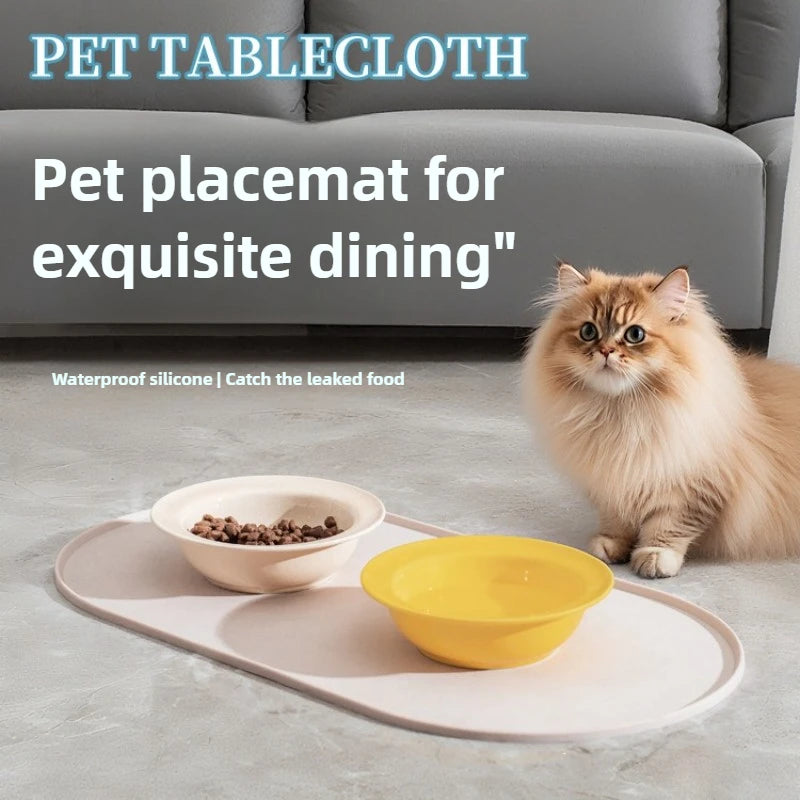 Splash-Proof Feeding Mat — For Enthusiastic Eaters