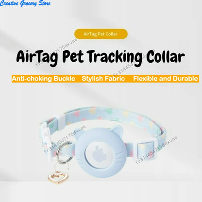 Adjustable AirTag Cat Collar,Pet Tracker Collar for  AirTag,Breakaway Collar with AirTag Case,Cat Collar with GPS Holder,Pet toy