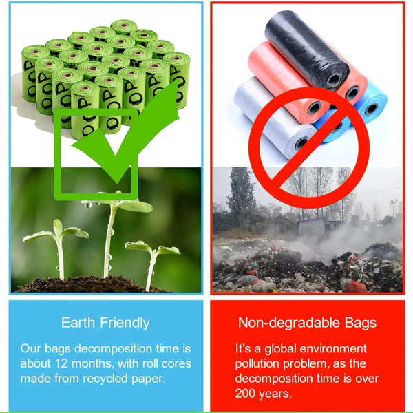 Bolsas de lavanda para arena y desechos - Extra gruesas, biodegradables