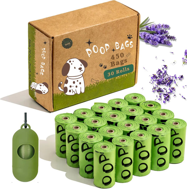 Bolsas de lavanda para arena y desechos - Extra gruesas, biodegradables