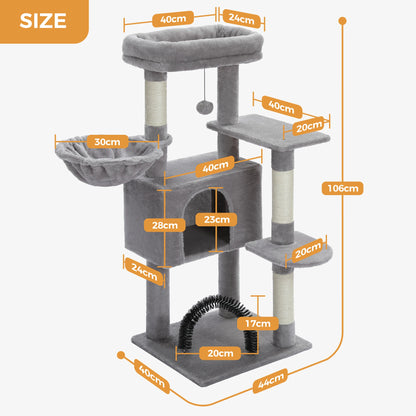 106 cm Cat Tower — Perch, Hammock & Hideout