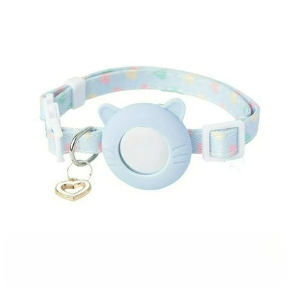 Adjustable AirTag Cat Collar,Pet Tracker Collar for  AirTag,Breakaway Collar with AirTag Case,Cat Collar with GPS Holder,Pet toy