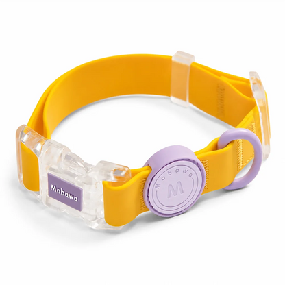 Pastel Silicone Lightweight and Easy To Clean Adjustable Pet Collar Designed for Small Dogs